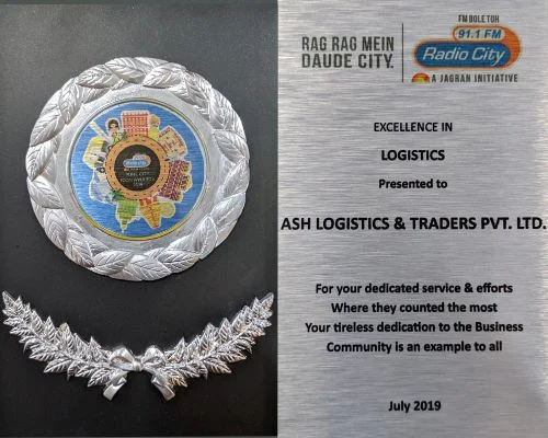 Radio City Excellence In Logistics Award