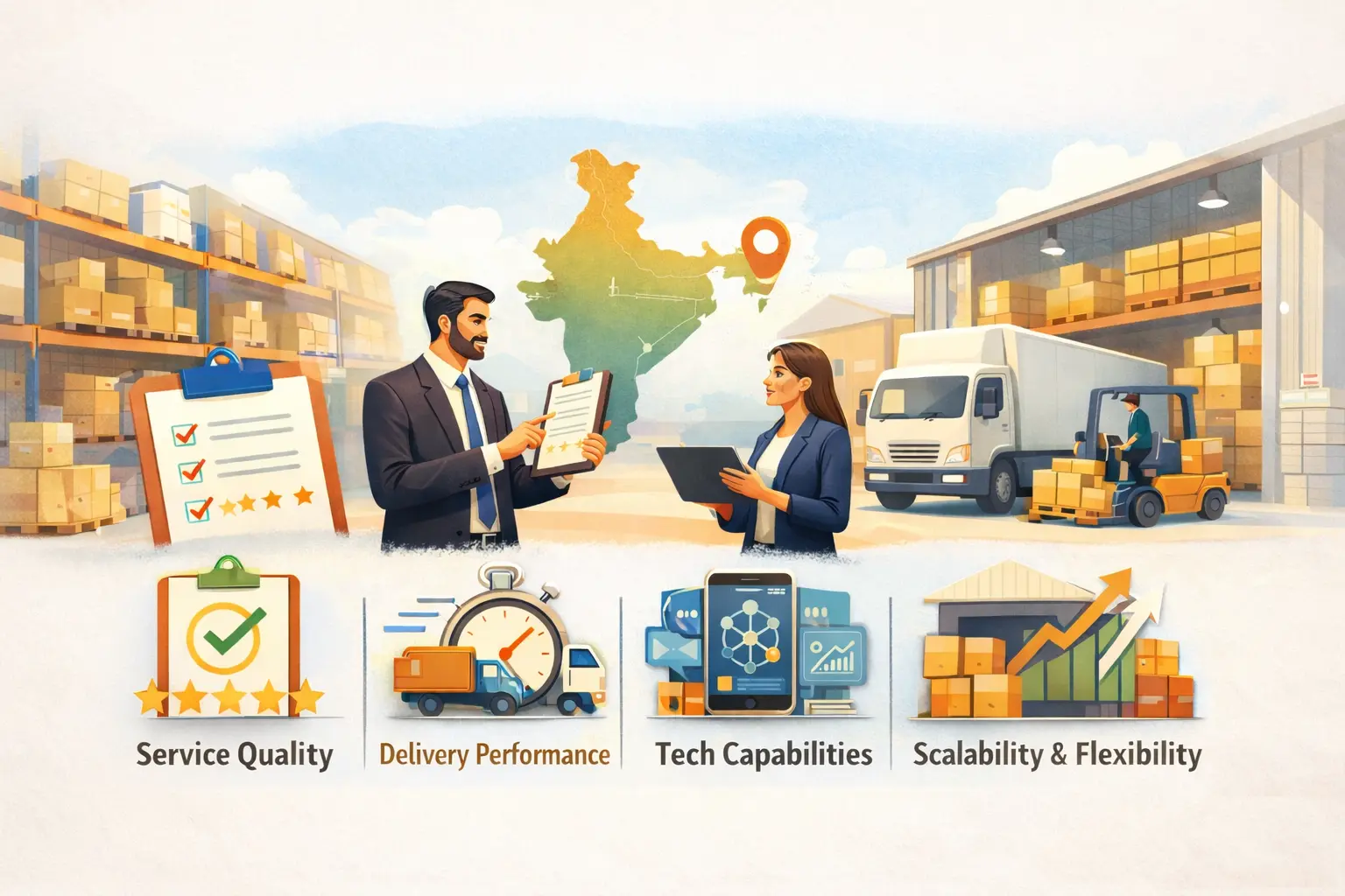  Choosing the right Third Party logistics in India 
